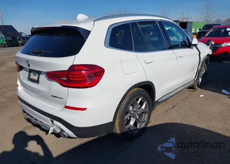 2021 BMW X3 Sdrive30I z USA, uszkodzony, nr VIN 5UXTY3C09M9E85535